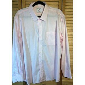 Bespoke Men's XXL Light Pink Button Up Shirt/DONATION CHARITY SALE